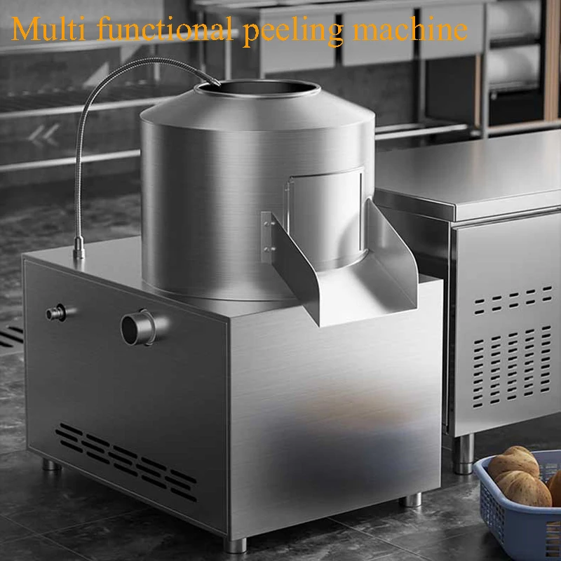 New Style Potato Peeling Machine Root Vegetable Peeling Equipment Ginger Yam Peeler Carrot Cleaning Machine