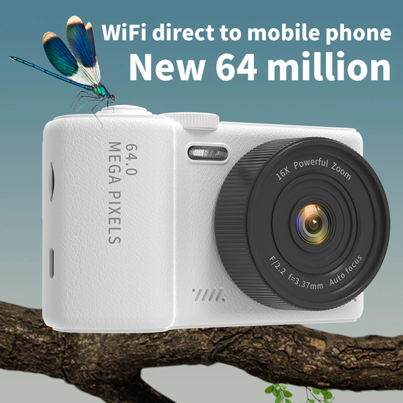 4k-digital-camera-for-kids-teens-wifi-digital-video-camera-64mp-3-inch-flip-screen-16x-digital-zoom-built-in-led-fill-light