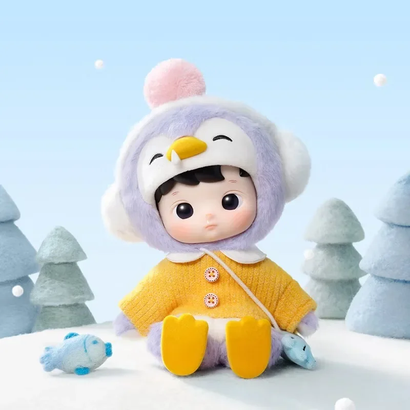 POPMART المنتج HACIPUPU 1/8 عمل الشكل متعدد سلسلة البطريق الدب الكابتن Bjd صندوق أعمى لعبة أنيمي عمل هدية عيد ميلاد