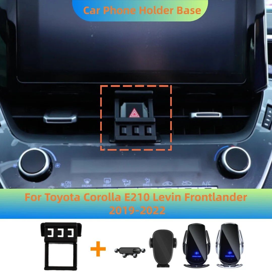 Image of Snap-on-Basis für Auto-Handyhalterung Kompatibel mit 2019-2022 Toyota Corolla E210 Levin Frontlander Passend für Mehrere Handyhalterungen