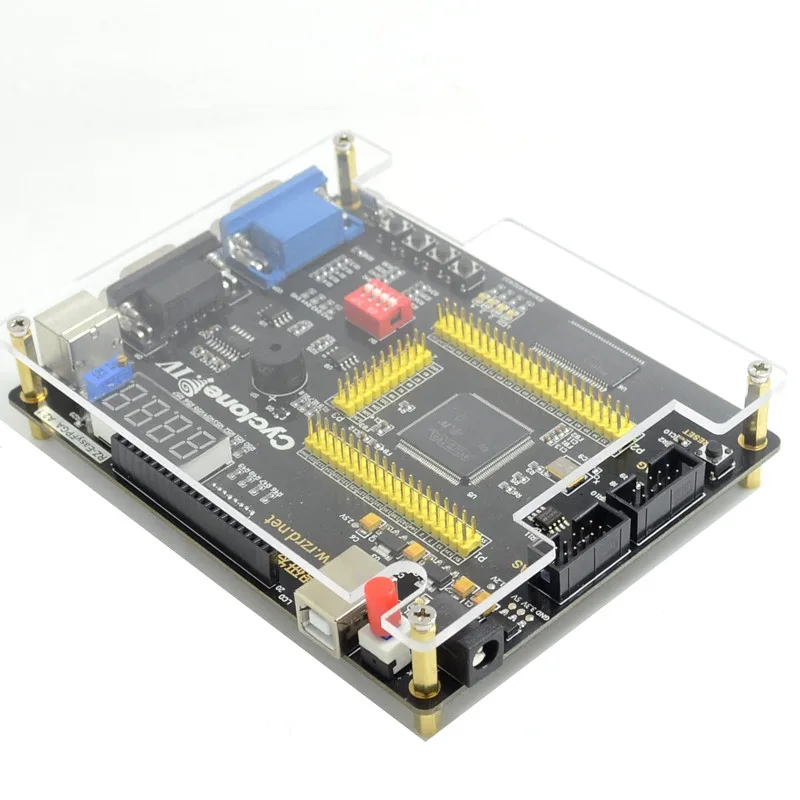 Edukacyjny zestaw do majsterkowania elektroniczny ALTERA CycloneIV EP4CE10 EP4CE6 NIOSII rozwój FPGA płytka demonstracyjna PCB