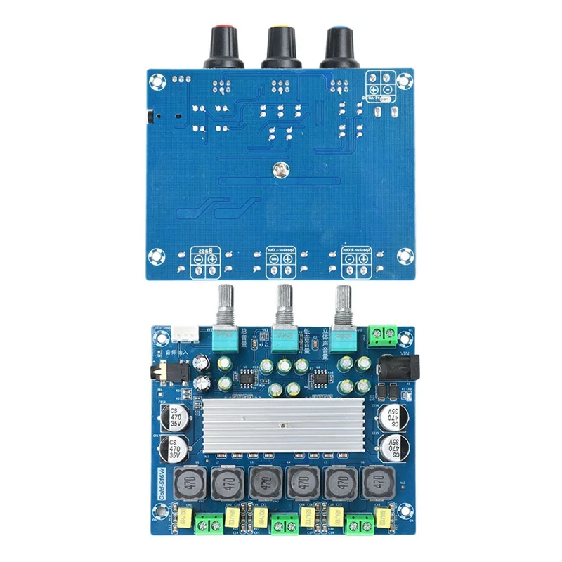 A29F-Stereo Dual Channel Amplifier Board 2.1 Channel Audio Amplifier Module 4-8Ω 20Hz-20Khz DC8-24V