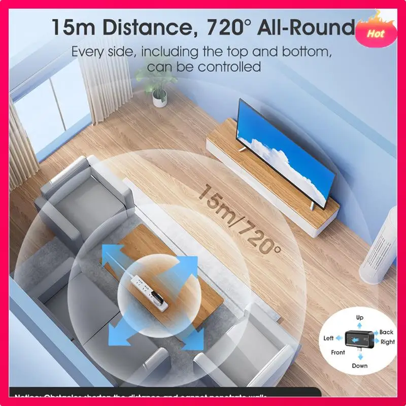 AD-Tuya Zigbee IR Mini maison intelligente télécommande universelle avec synchronisation vocale pour ventilateur de télévision climatiseur