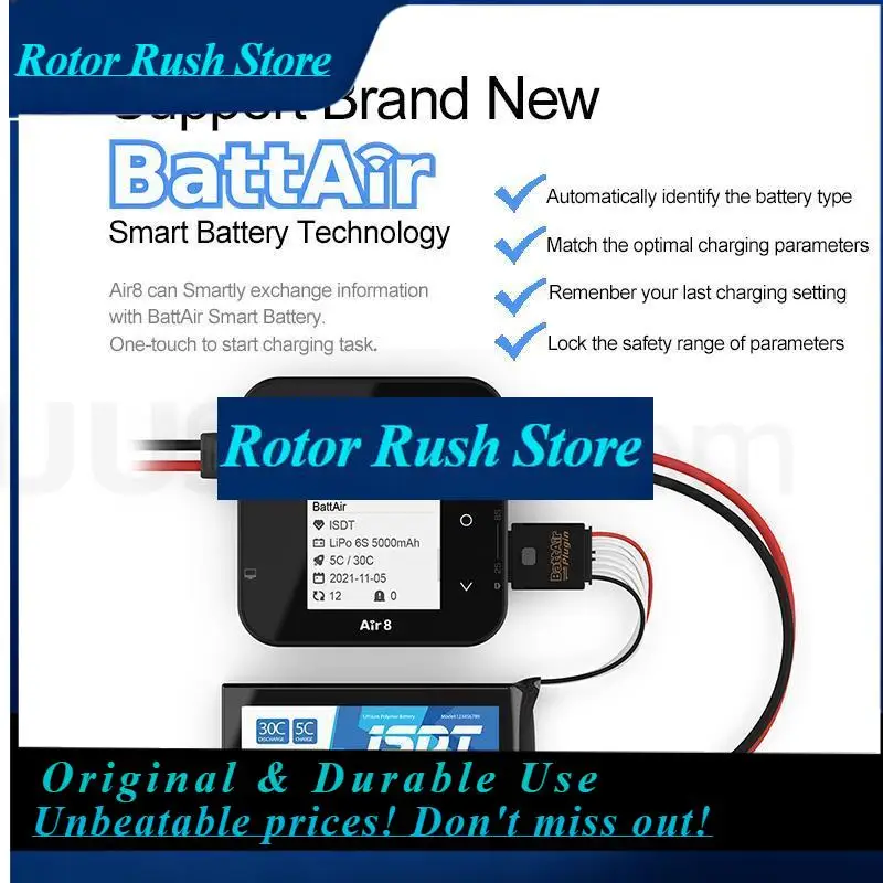 RoRuSNew ISDT Air8 Lipo Power  – Isdt Air8 8S Lipo Charger Bewertung und Preis