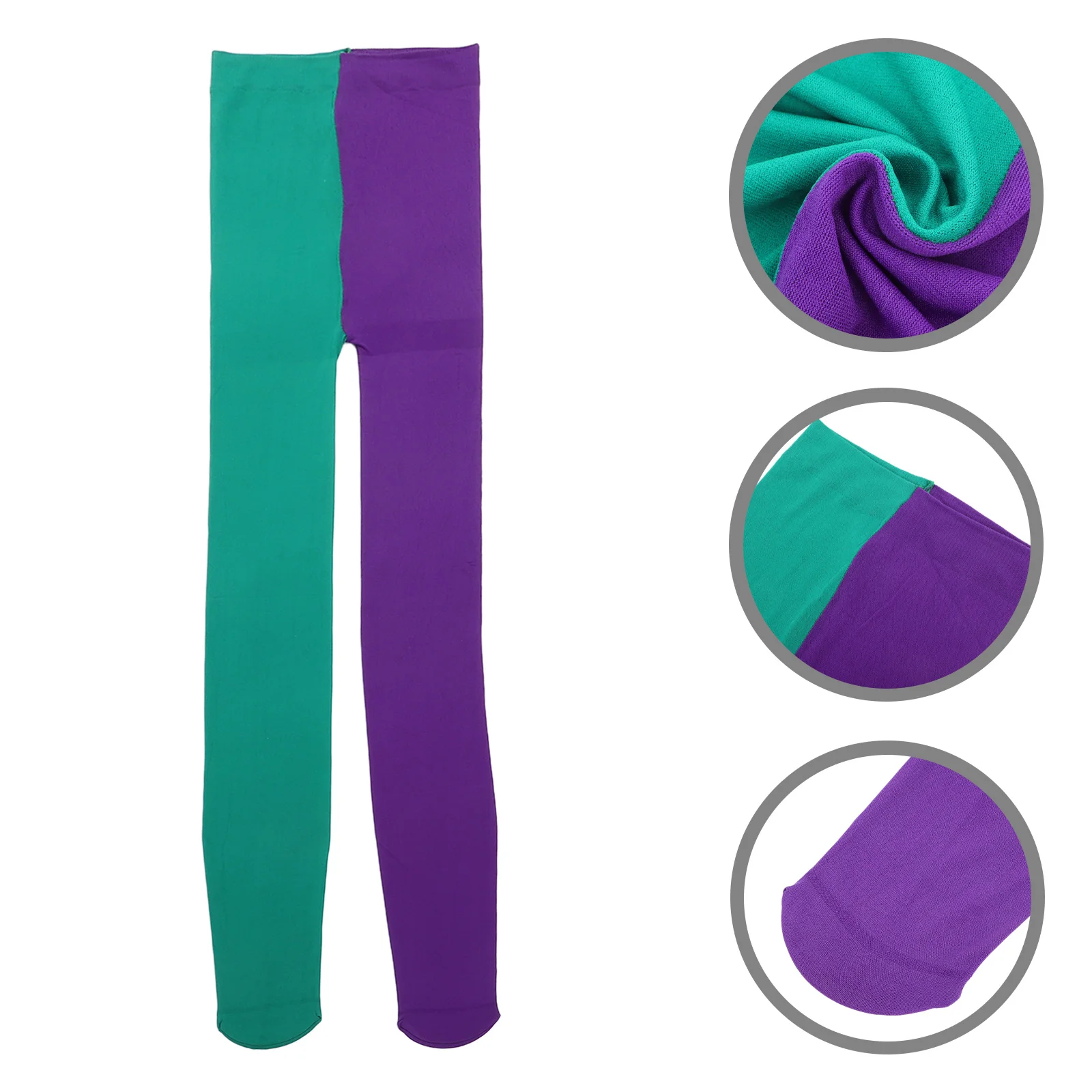 

1 Pair Yang Pantyhose Durable Breathable Long Tube Xmas Party Long Tube Socks Socks For Carnival Party Performance Wear Green