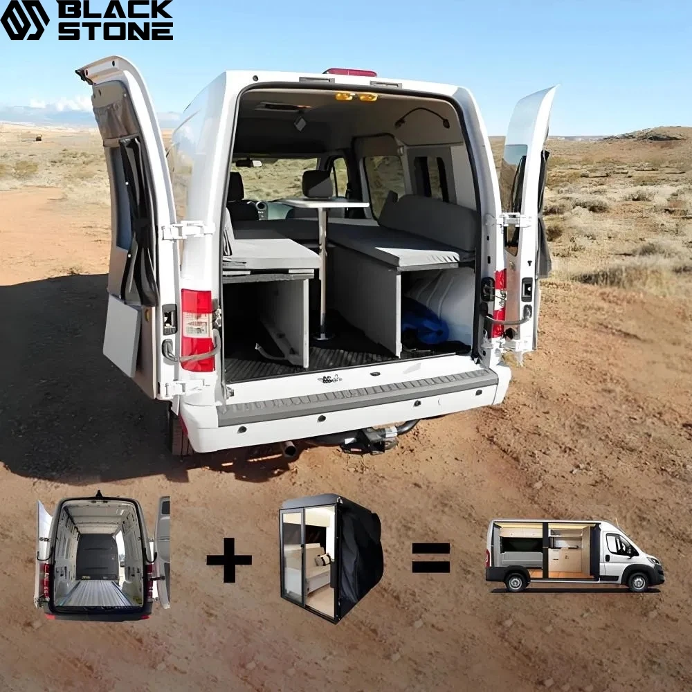 New Design Mobile Camper Van Conversion Module Vanlife Modulo Camperizacion Dual Version Slide in Cheap Van Build