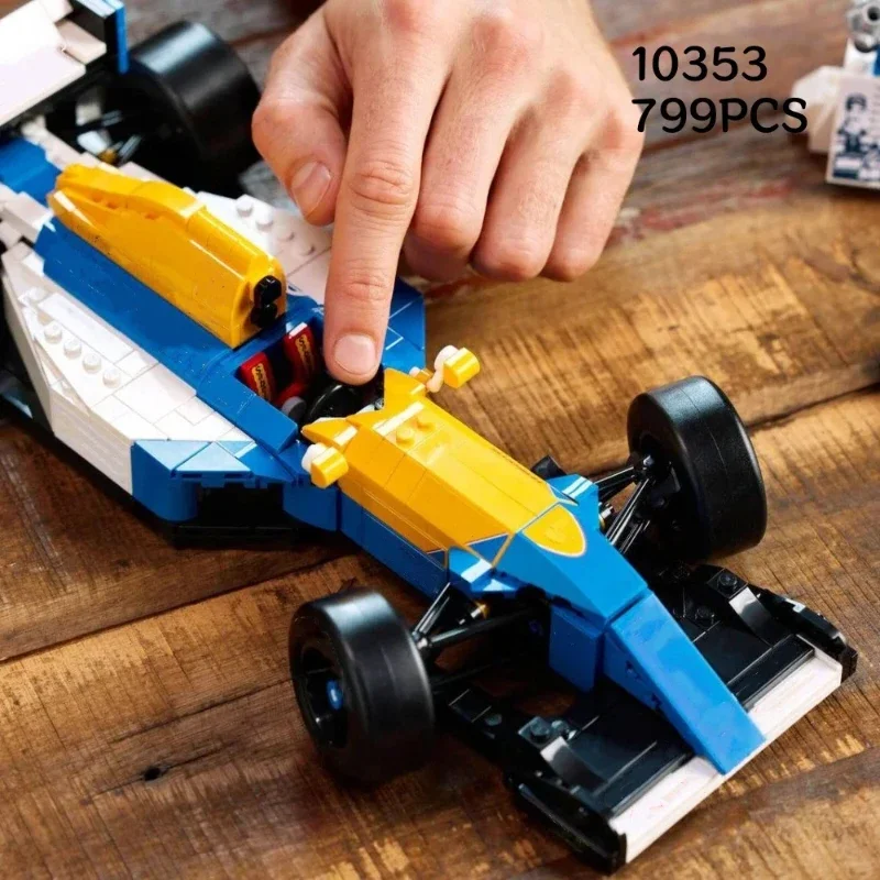 MINISO Creative FIT 10353 Williams Team FW14B Nigel Mansell 799 قطعة اللبنات نموذج لعبة الطوب لهدايا عيد الميلاد وأعياد الميلاد