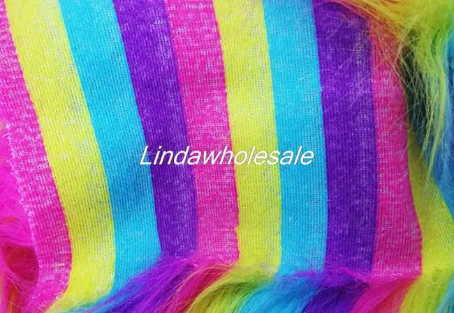 Wholesale color jacquard plush fabric,Toy crafts Cosplay costume materials,faux fur fabric