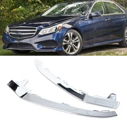 Front Bumper Lower Lip Trim For Mercedes-Benz E-Class W212 E350 2014 2015 2016 Chrome Trim Molding A2128852774 A2128852774