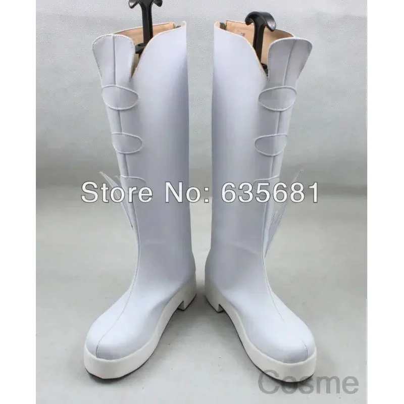 Cos Cosplay KILL la KILL Nonon Jakuzure Cosplay Boots Girl Shoes White with Wings