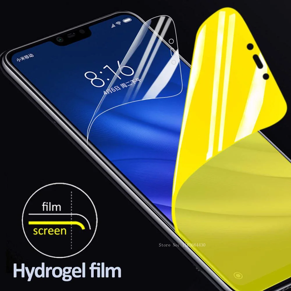 3Pcs Edge Fitting Hydrogel Film for Meizu 16 16th Plus 16x 16xs 16s Pro Hydrogel Film Protective Screen Protector Not Glass