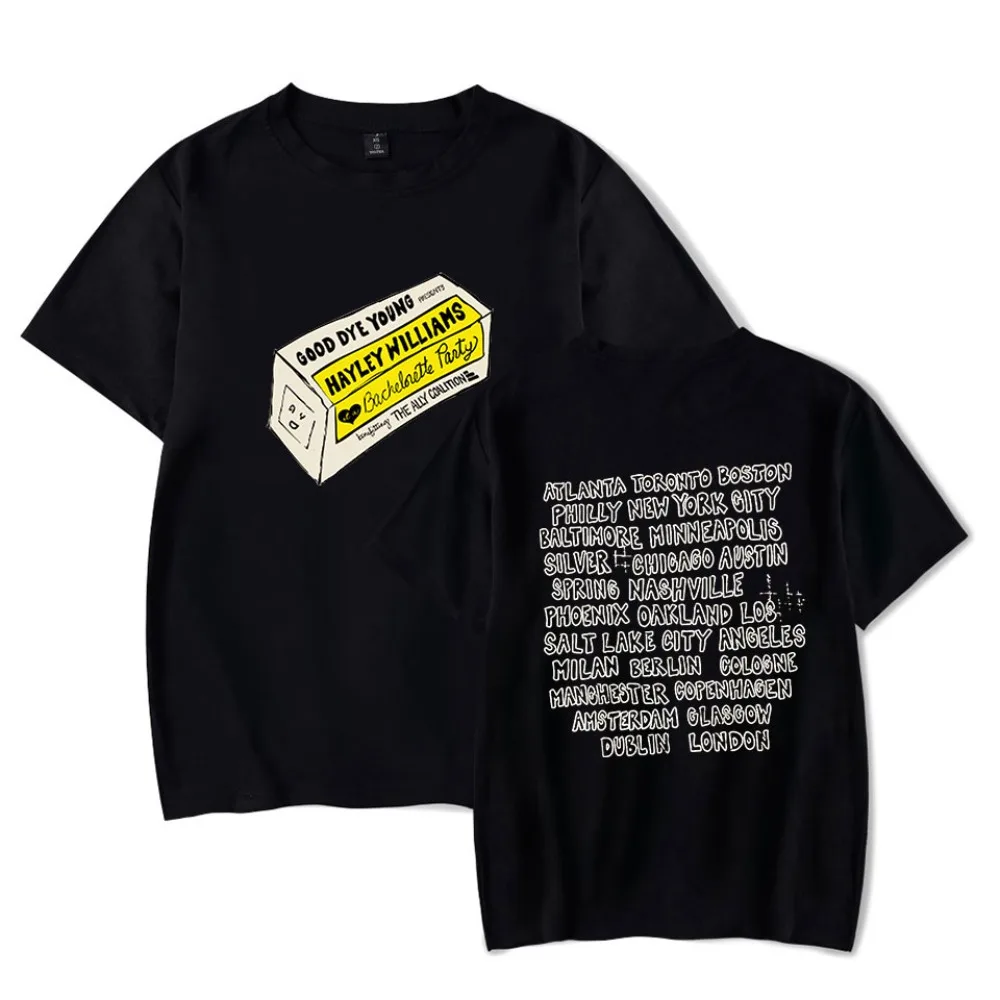 Hayley Williams HWAABP Tour GDY Tour Merch Tee Women Men Crewneck Fashion T-shirt Unisex Casual Tops