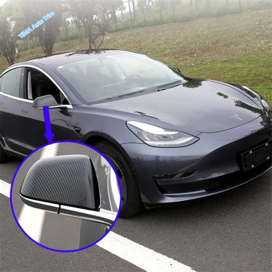 

For BYD Leopard 5 2024 2025 Carbon Fiber Rearview Mirror Protection Shell Door Handle Cover Trim Chrome Accessories