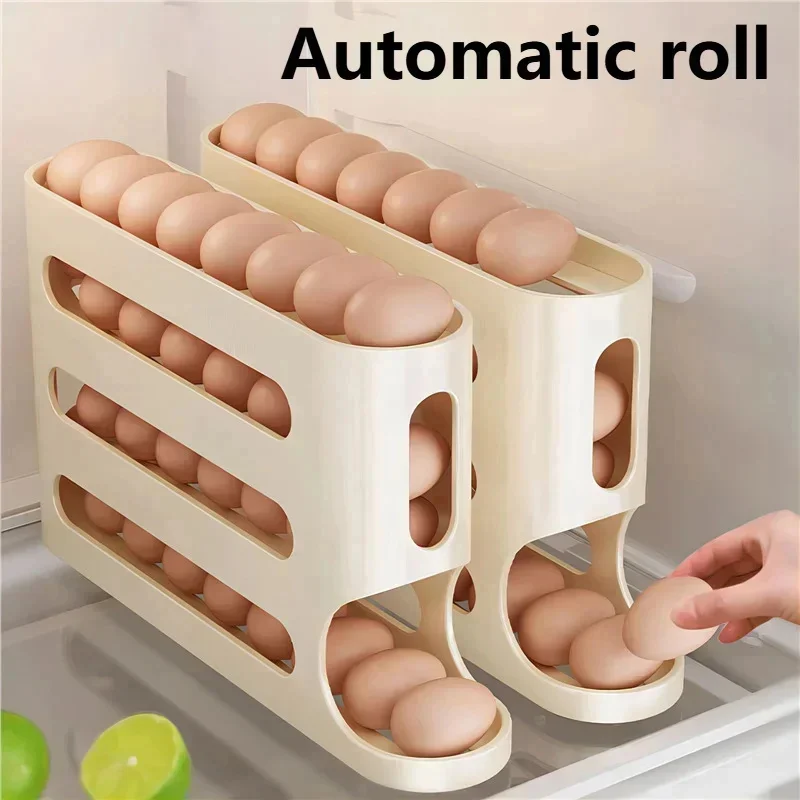 

4-уровневый ящик для хранения яиц, органайзер для холодильника, органайзер для яиц, органайзер для хранения яиц, контейнер для хранения еды