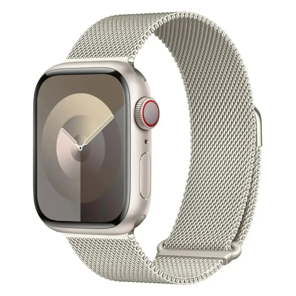 Milanese حلقة حزام لساعة أبل 46 مللي متر 45 مللي متر 44 مللي متر 40 مللي متر 41 مللي متر فخر سوار iwatch سلسلة 10/9 8 7 6 SE 5 4 3 الترا 2 49 مللي متر