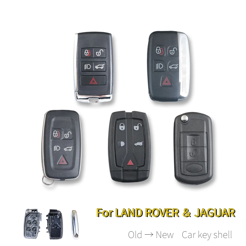 

Car Key Shell Remote Housing for Land Rover Range Rover Freelander 2 Sport Evoque Velar Range Discovery Jaguar XJ XF XKR XE F-TY