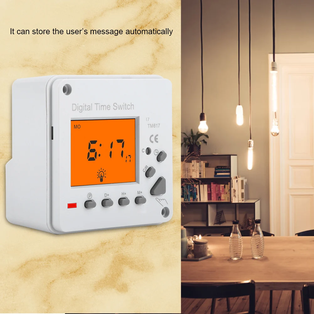 Digital Electric  Programmable Smart Control  Timer with Backlight Display Digital Timer Electric Timer Smart Timer