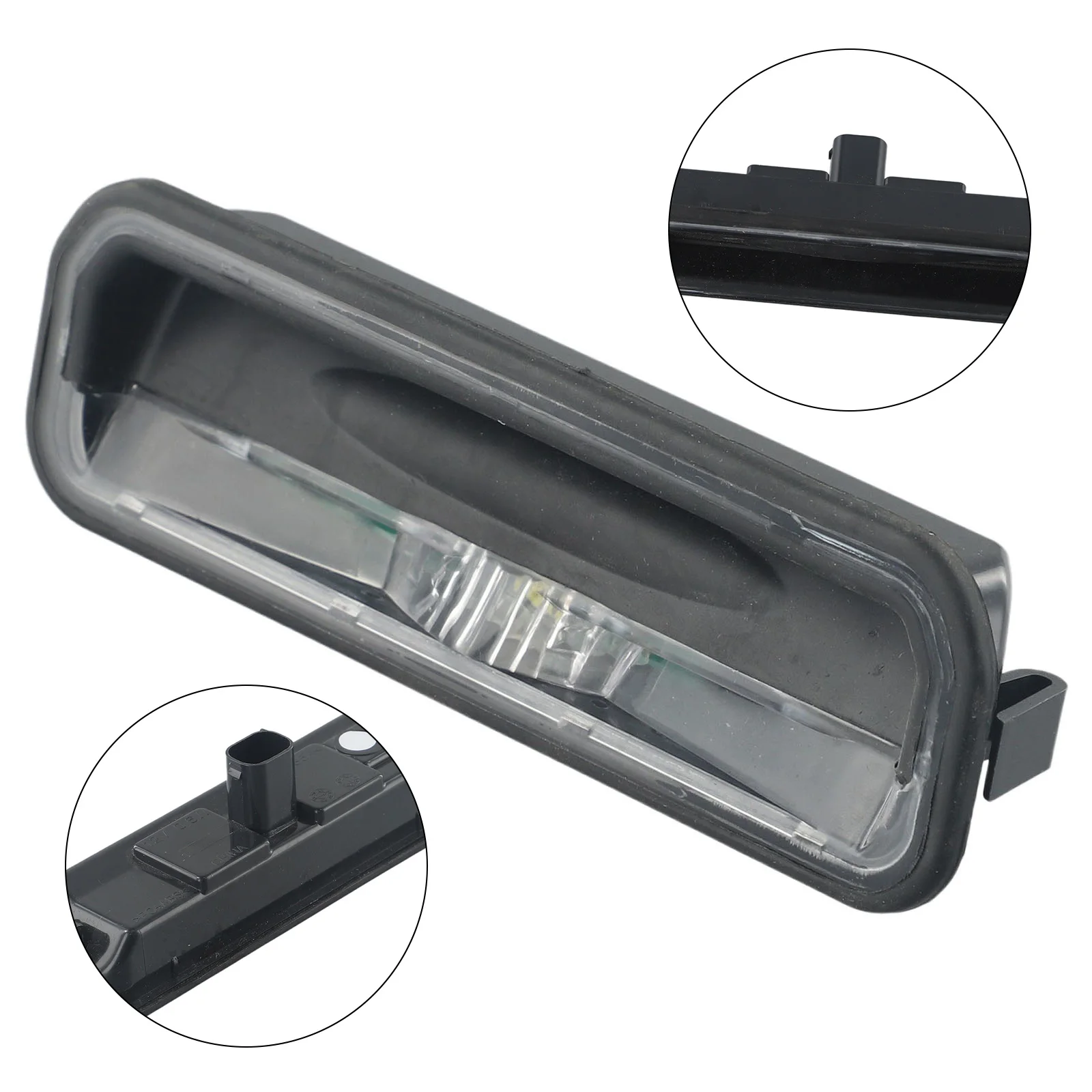 LED Lamp License Plate Light Rear 1834376 Replacement Parts W Micro-switch Accessories BM51-19B514-AE Black Vehicle