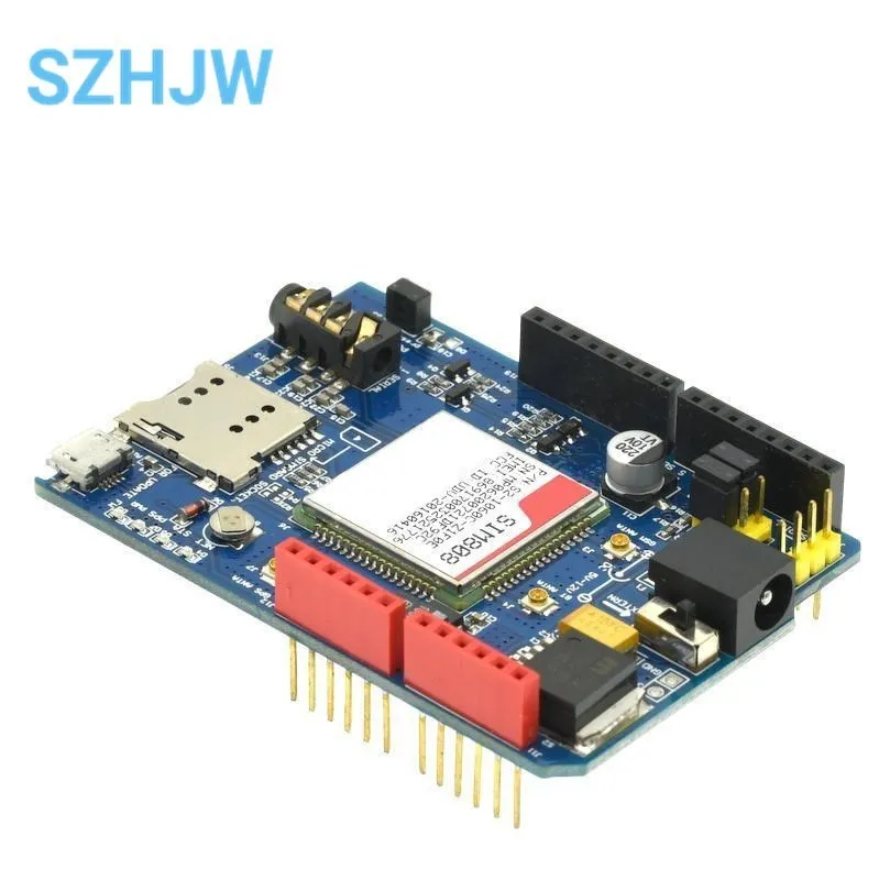 SIM808 GPRS/GSM GPS Shield 2 In 1 Shield GSM GPRS GPS Development Board SIM808 Module For Arduino