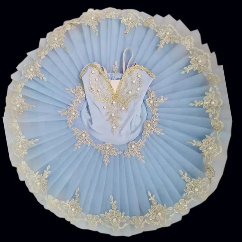 발레리나 발레 투투 어린이 소녀 성인 댄스 의류 어린이 팬케이크 투투 의상 레오타드 댄스 공연용 발레 드레스