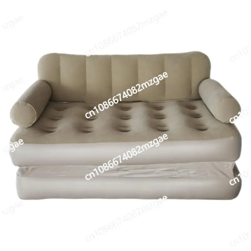 

Foldable automatic inflatable sofa outdoor camping single and double sofa nap bed household inflatable backrest sofa spot