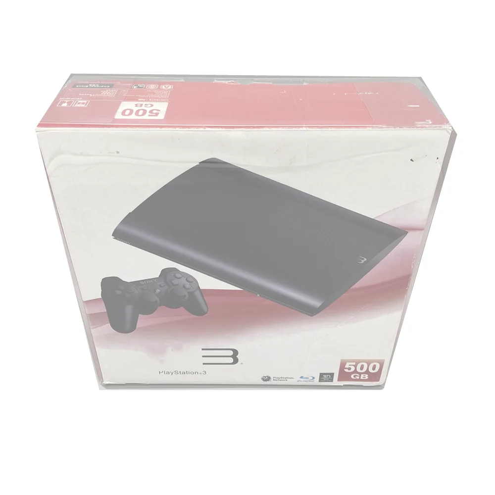 

Collection Display Box For PS3 4000C/Sony PlayStation 3 Game Storage Transparent Boxes TEP Shell Clear Collect Case