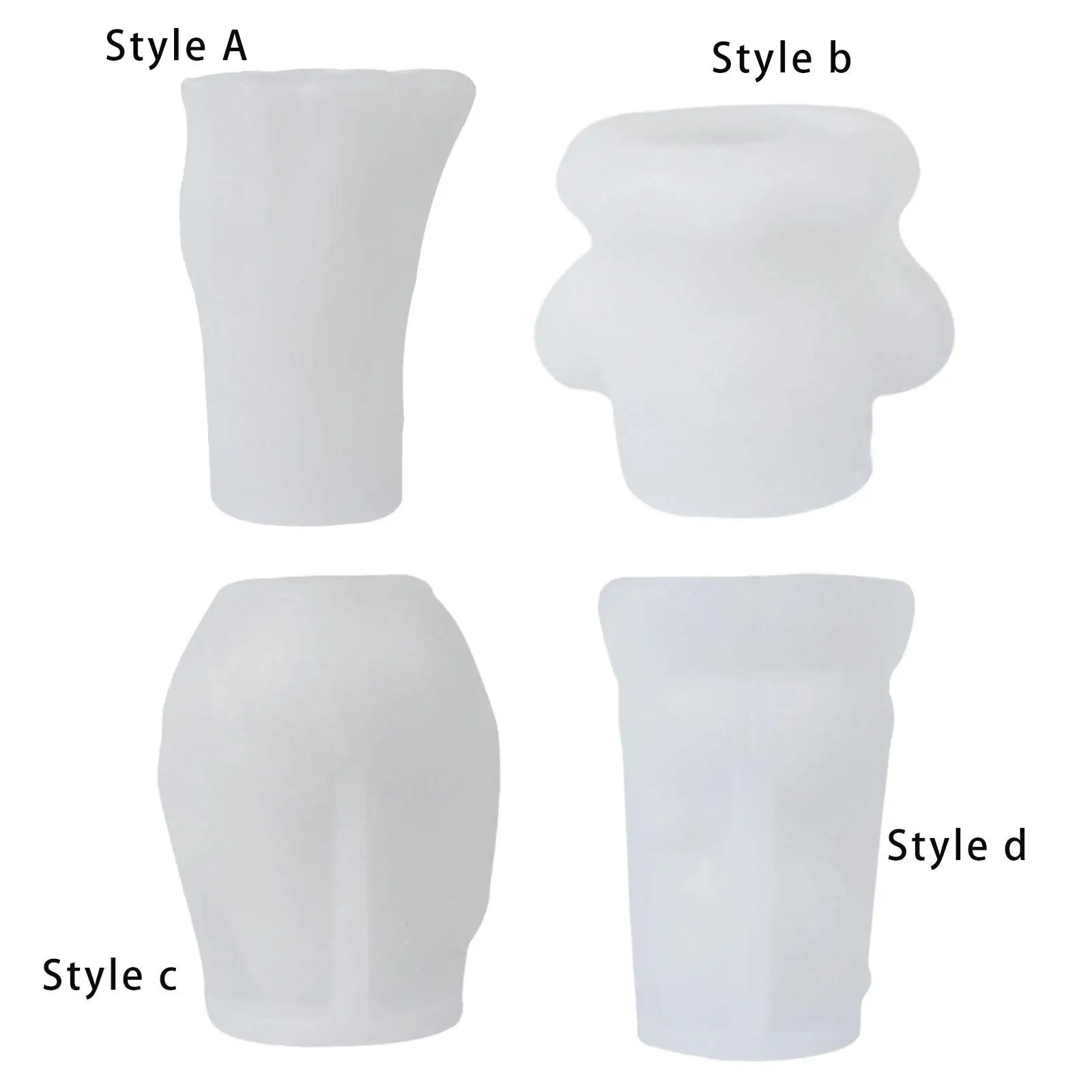 3D Ghost Candle Mould Silicone Mould Resin Casting Office Ghost Statue Mould