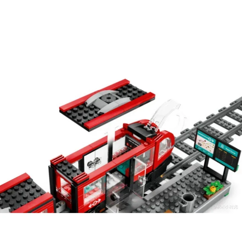 Совместимые городские серии, строительные блоки, центр города, уличный автомобиль, сборная модель автомобиля для мальчиков, игрушки высокой сложности, подарки 60423