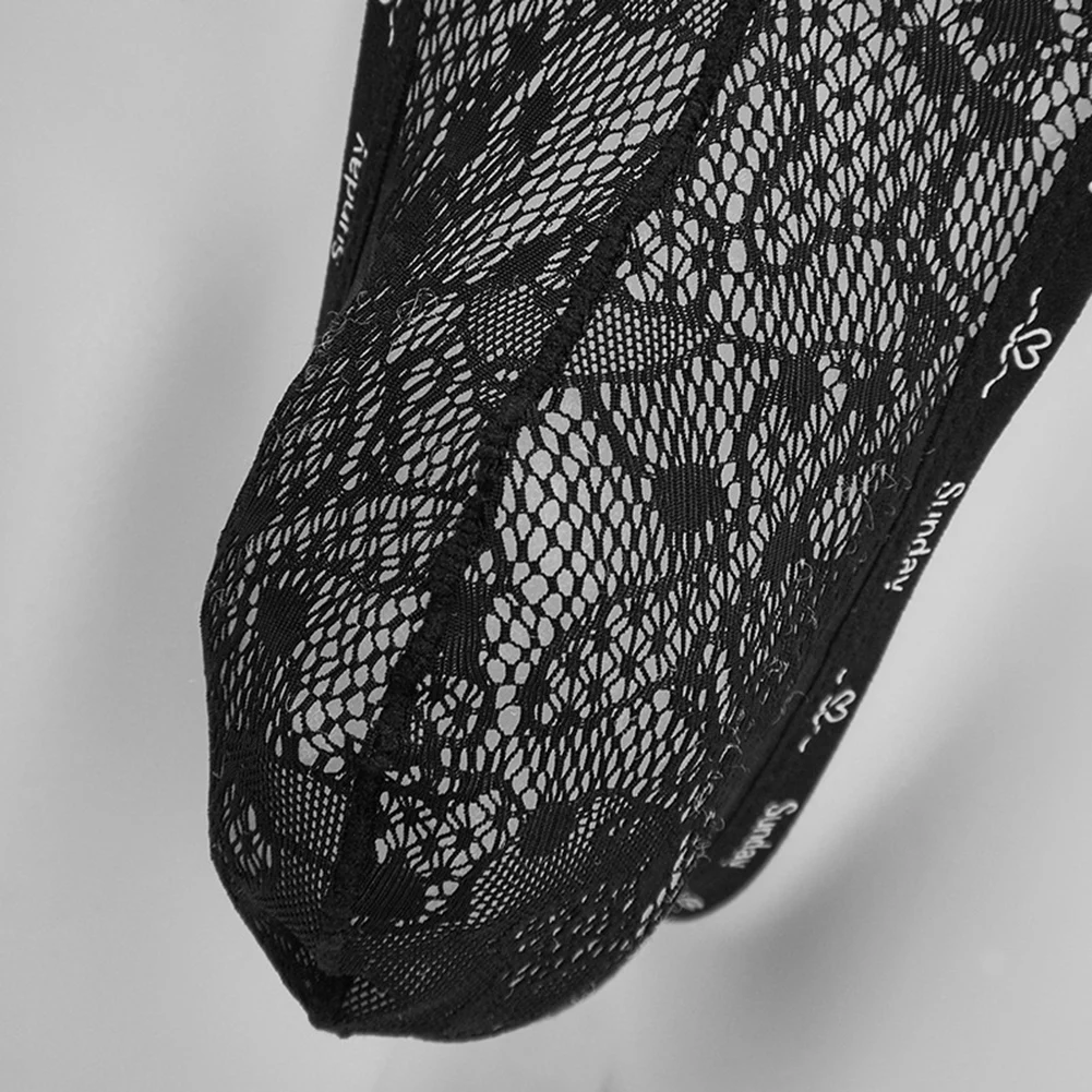 

Men Lace Exquisite Jacquard Gay Sexy Lingerie Sheer Thong Sissy G-string Panties Perspective Sexy Tоy Mens Big Pouch Underpants