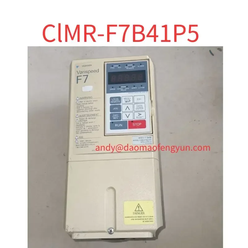 

Second-hand F7 frequency converter 1.5KW 380V ClMR-F7B41P5 test OK