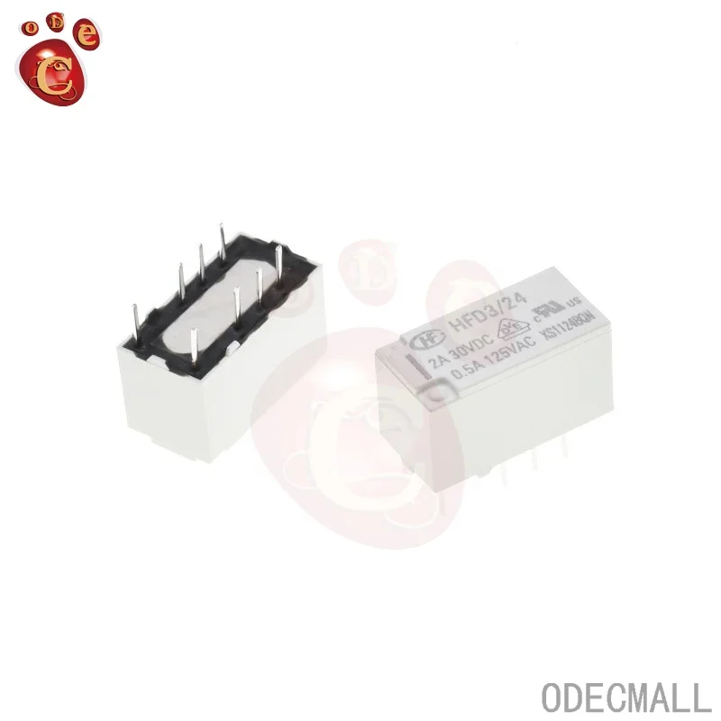 5Pcs/Lot Original Hongfa Signal Relay HFD3 HFD5 HFD31 HFD4/5 3 9 12 24VDC-S S1R  (in-line) (SMD)