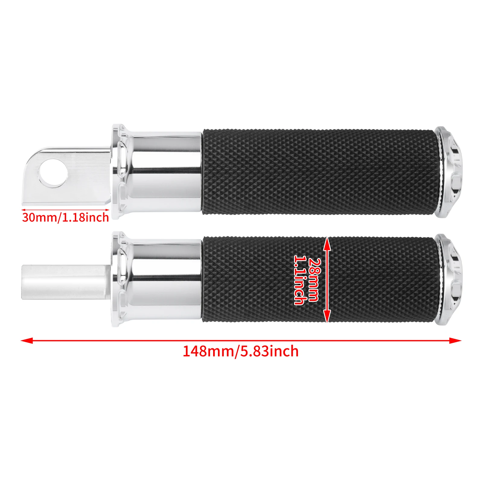 Motorcycle Rear Passenger Foot Pegs Pedals Footrest Male Mount Footpegs For Harley Sportster XL Touring Road Glide Softail Dyna