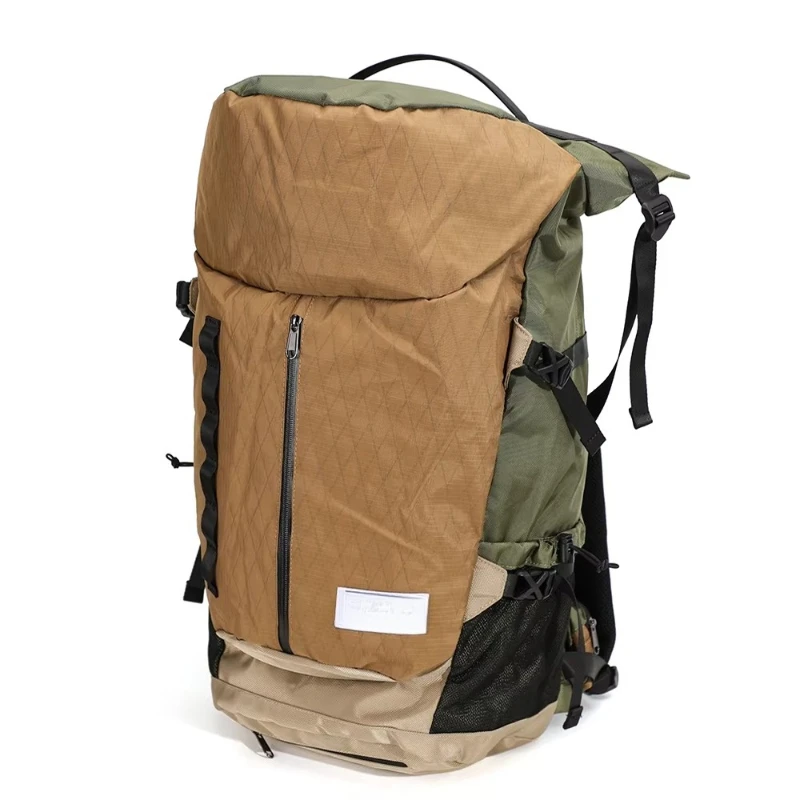

WSHCustom Print Waterproof Climbing 40L Traveling Sports Trekking X-pac Bags for Men Womens Tourist Backpack