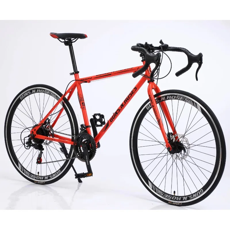 

OEM Roadbicycle 700C Bend Handlebar 21S Roadbike With High Carbon Steel Frame And C40Wheels Racing Bike For Adult