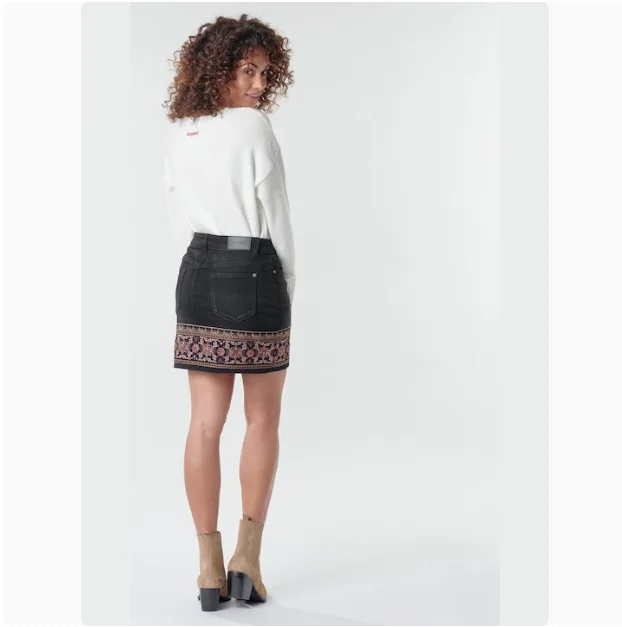 التجارة الخارجية الطلب الأصلي الاسباني الجديد الخريف والشتاء غطاء دافئ مطرز مطبوعة سترة نسائية محبوكة #5