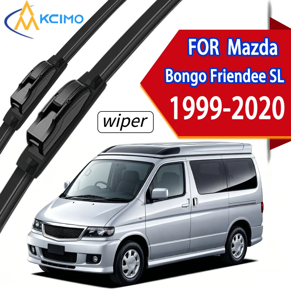 

2Pcs Premium Durable Rubber Front Windshield Wiper Blades For Mazda Bongo Friendee SL 1999-2020