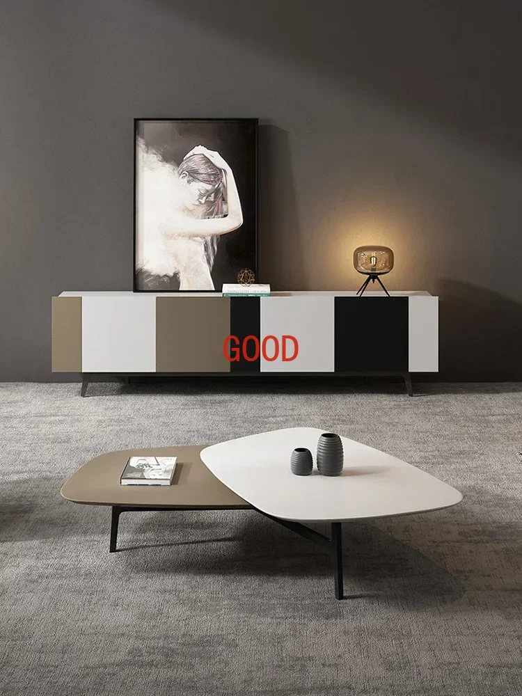 Small Coffee Table Simple Modern Creative Personality Special-Shaped Living Room Light Luxury Small Table