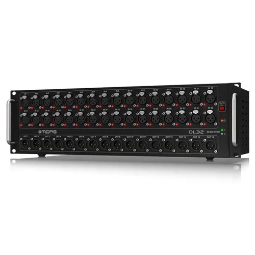 Imagen 1 del producto Midas DL32 Caja de escenario digital de 32 entradas 32 Serpiente para conectar Mezclador digital y estante de sonido