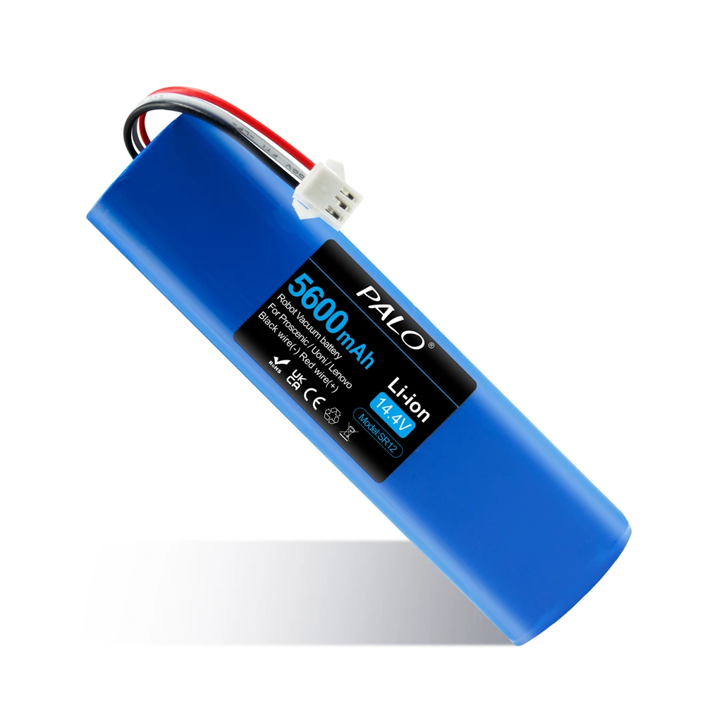 PALO New14.4V 4S2P para XiaoMi Viomi S9 Lydsto R1 Roidmi Eve Plus batería de iones de litio 5600mAh paquete de batería para Proscenic M7Pro M7Max