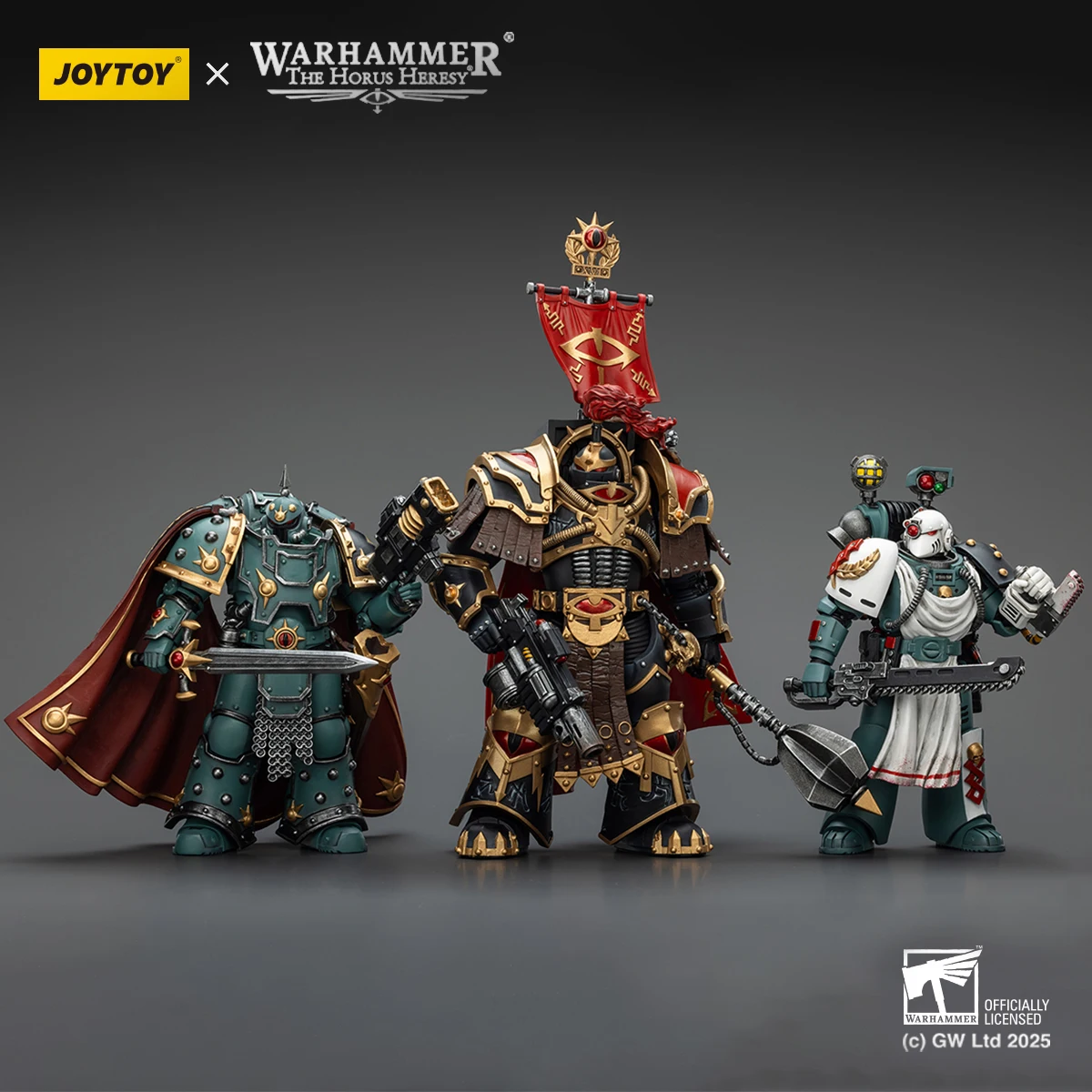 JOYTOY Warhammer 30K أبناء حورس عمل الشكل 1/18 الفيلق Cataphractii Praetor/البطل/الصيدلي تمثال نموذج اللعب #5