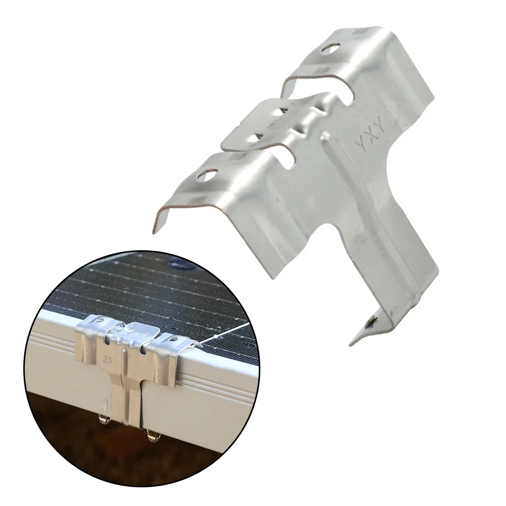 ~ 10 Uds. Clips de drenaje de agua de Panel Solar de acero inoxidable Clips de drenaje transparentes automáticamente para accesorios de módulos solares