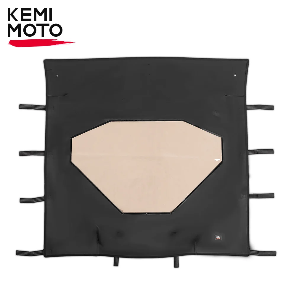 

KEMIMOTO UTV Soft Roof Black Rooftop Brown Transparent Film for CF-MOTO ZFORCE 500/800 Trail, 800 EX,1000 7000-2604B0