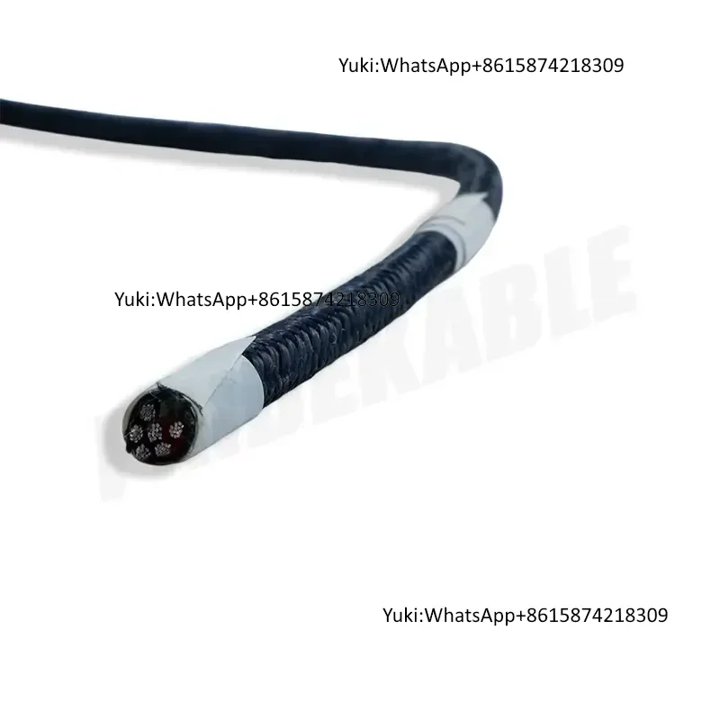 PAIDEKABLE PDK41902-6*0.8+4SMF High-Performance 15-20A 1000VDC Copper Alloy Conductor Low Voltage Aviation Fiber Jacket Cable