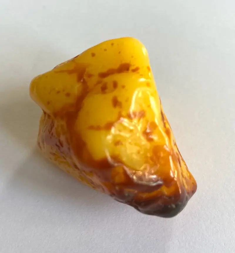 40*55mm Natural Mexican Amber Beeswax Rough Stone Pendant+100% Certified