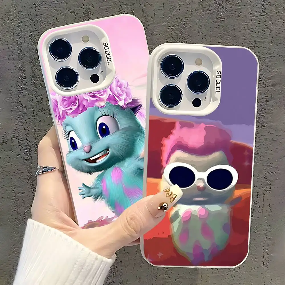 

Funny B-Bibble Meme Phone Case IMD White Color Shell For IPhone 17 16 15 14 13 12 11 Pro Max Plus Pro SE Air Mini