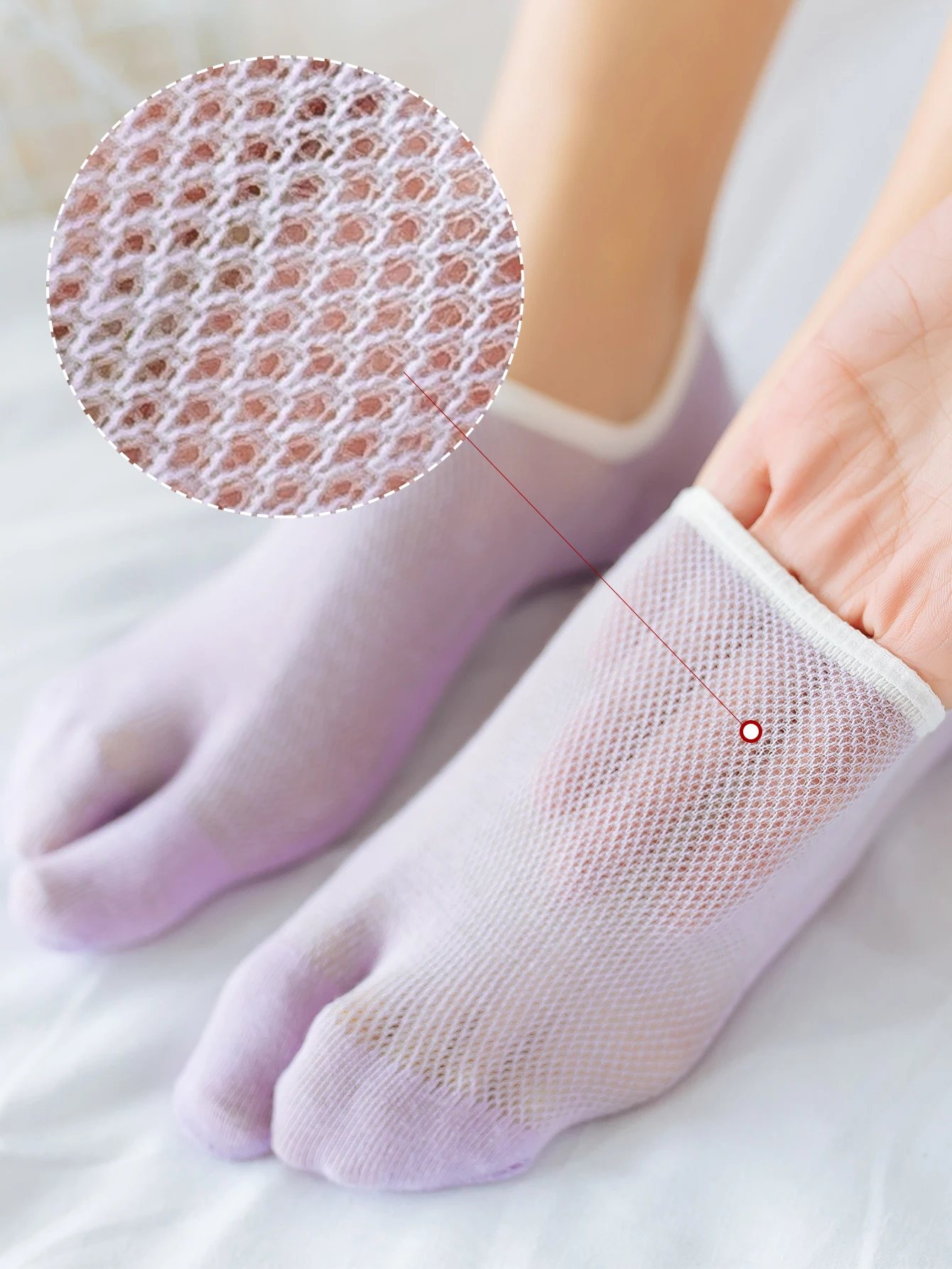 3 Pairs Women's Split-Toe Sock - Toe Sock Split review and price