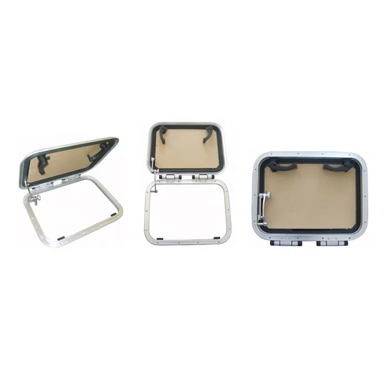 High Quality Customized Marine Boat Skylight Escape Hatch Window Aluminum Porthole For Boats And Yacht