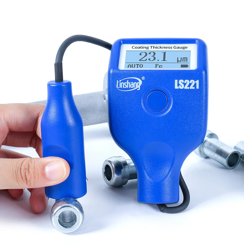

LS221 Dry Film Thickness Gauge Galvanized Coating Thickness Tester Handheld Coating Thickness Gauge