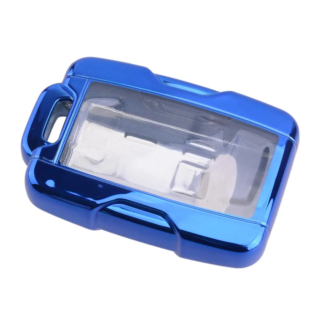 

Blue Key Cover Fob Remote Case Holder Fit For Chevrolet Tahoe Suburban Colorado Silverado GMC Sierra Canyon Yukon