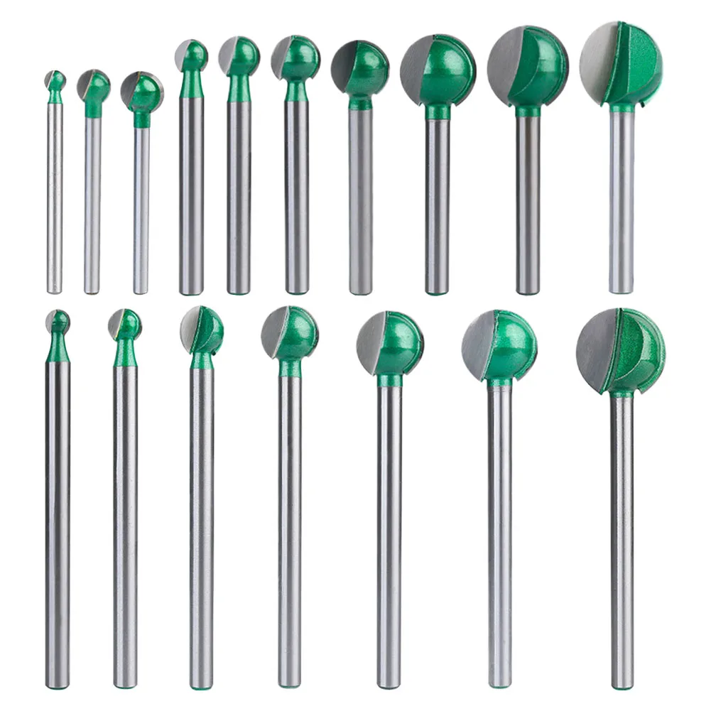 Long Handle Milling Cutter Ball Nose Milling Cutter High-Frequency Welding Smoothly Welded Structure For Electric Grinder